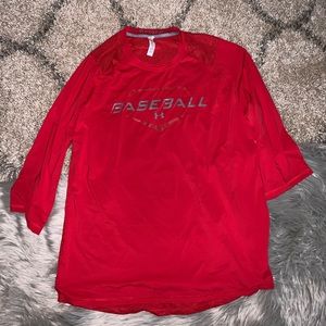 Under Armour baseball 3/4 sleeve